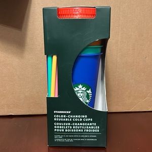 Starbucks - 2020 Color Changing Reusable Cold Cups - NWT